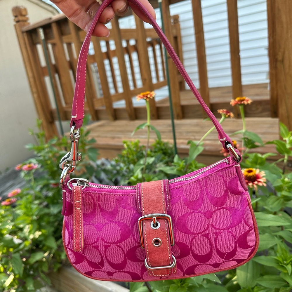 Coach Vintage Pink y2k Hampton Demi